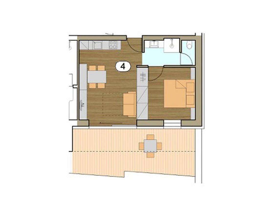 Langstein Wohnung Golden Coldrano Bagian luar foto